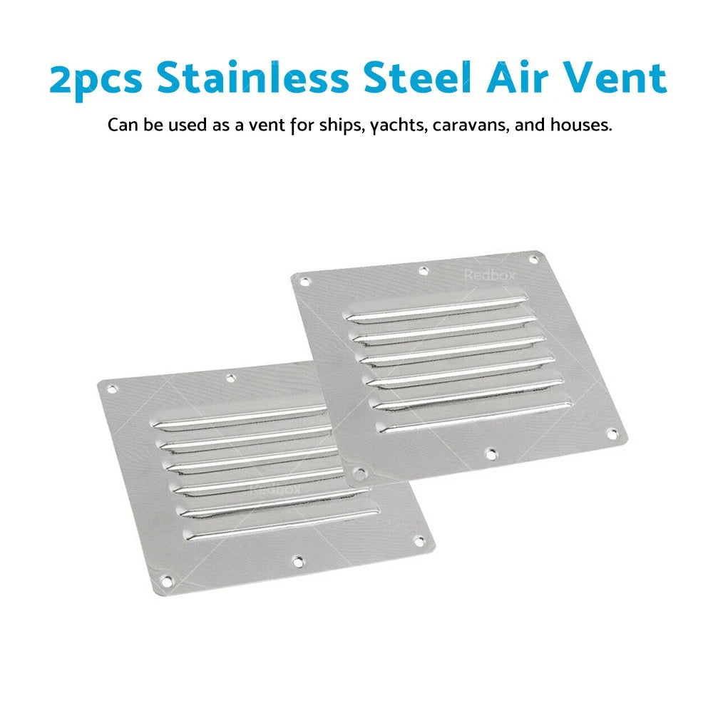Stainless Steel Rectangular Air Vents for Caravan Boat Home