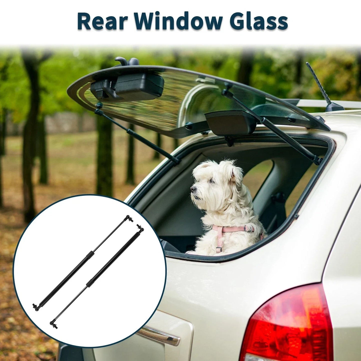 Rear Window Lift Supports 2 x Gas Springs for Honda CR-V (2017-2023)