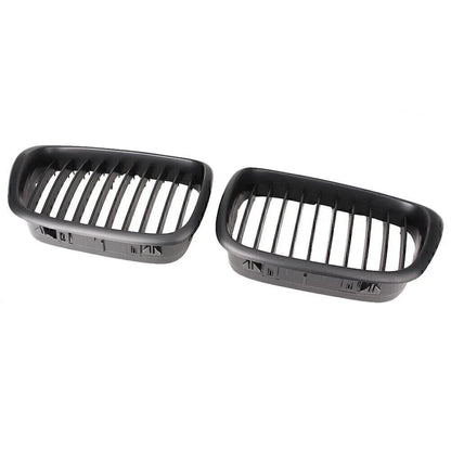 Black Upper Bumper Grill Mesh Grille for BMW E39 525 528 530 535 M5 (2000-2003)