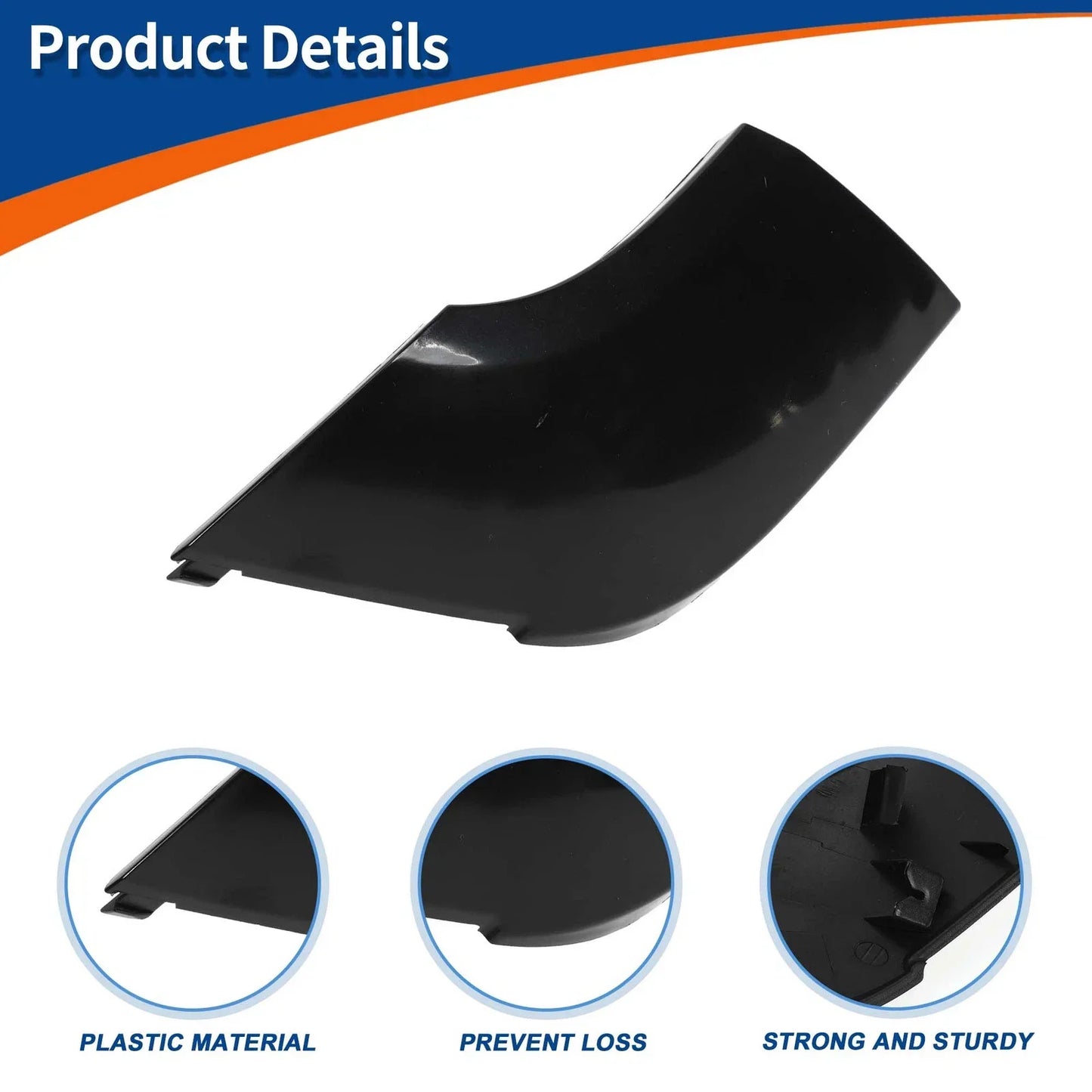 Front Car Bumper Tow Hook Cover for Mercedes-Benz CLS (2012-2018)