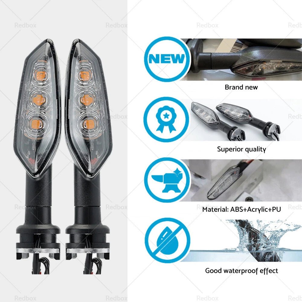 LED Turn Signal Light for Yamaha MT-01 MT-03 MT-25 MT-10 MT-07 MT-09 (2001-2023)