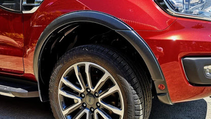 3" Matte Black Slim Fender Flares for Ford Everest UAII (2018-2021)