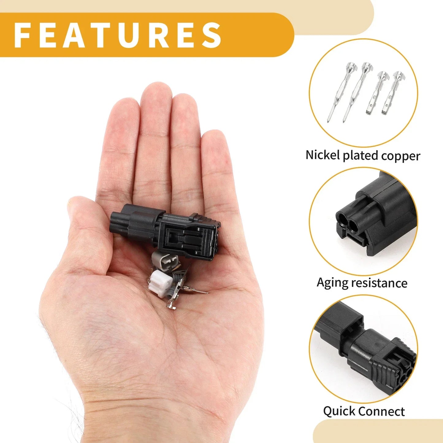 Intake Air Pressure Sensor Connector for Honda
