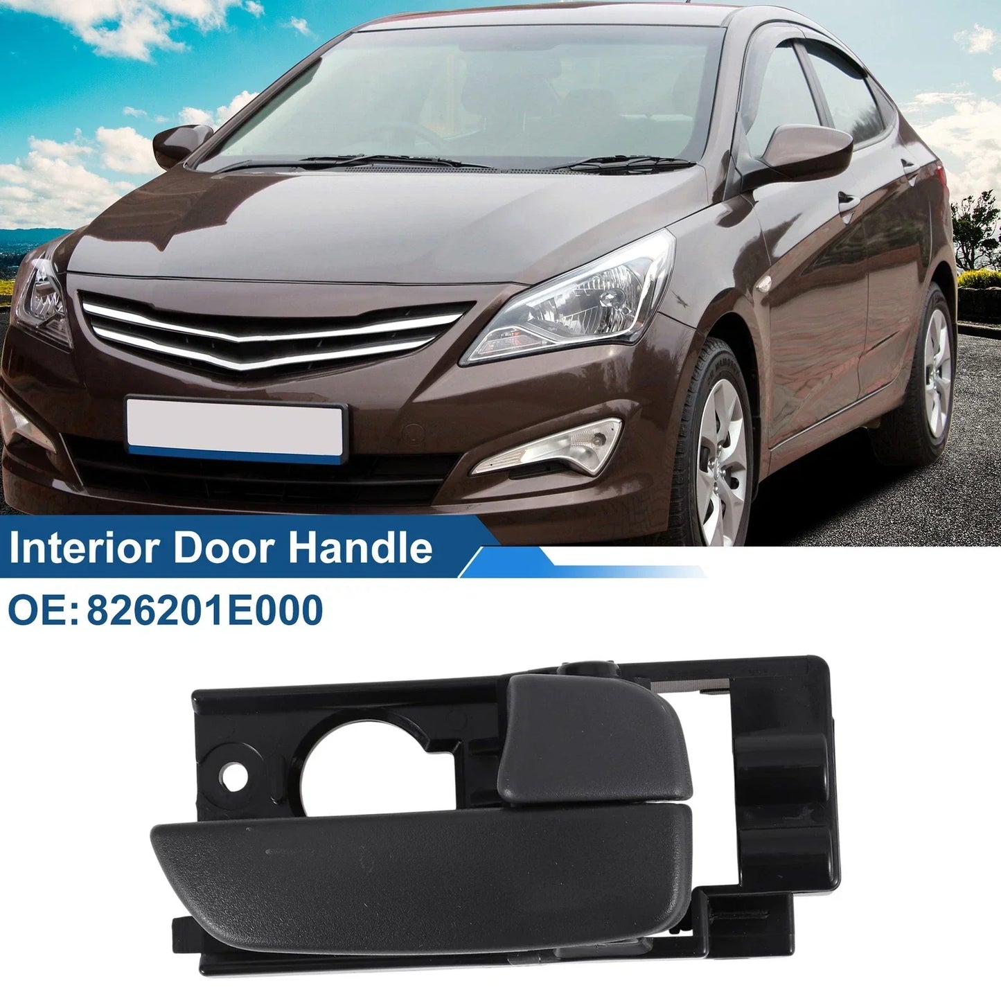 Front Driver Side Interior Door Handle for Hyundai Accent (2006-2011)