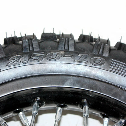 12mm Axle 10" Front & Rear Wheel Rim Tire for PIT PRO Dirt Bike