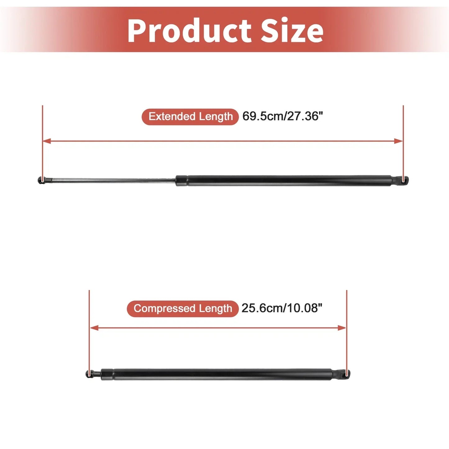 Rear Hatch Lift Supports Gas Struts for Honda Odyssey (2012-2017)