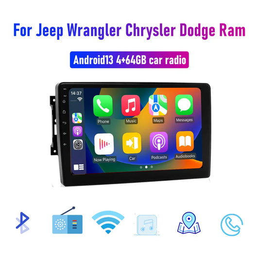 10" Apple Carplay Android GPS Stereo Radio for Dodge Nitro (2007-2011)