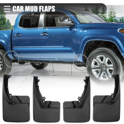 Car Mud Flaps Splash Guards Set for Dodge Ram (2009-2018)