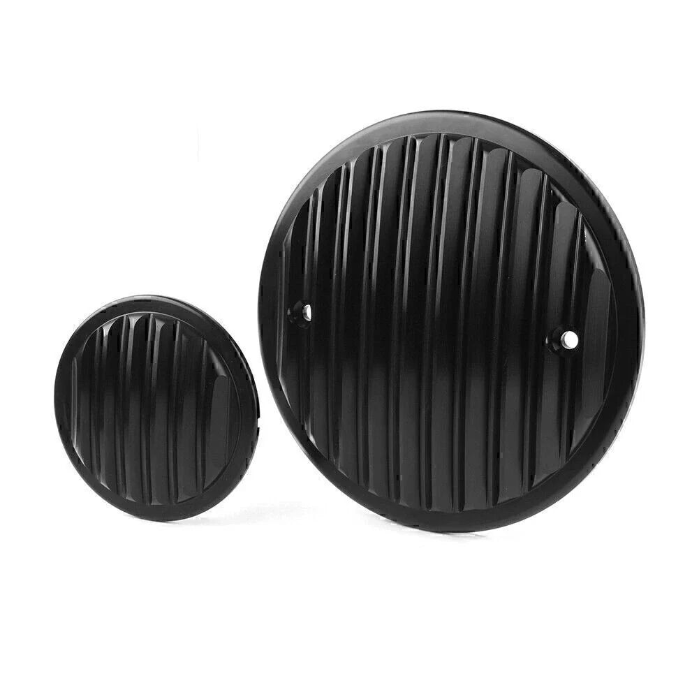 Black Finned Engine Cover for Victory Cross Country, Hammer, Vegas (2010-2017)