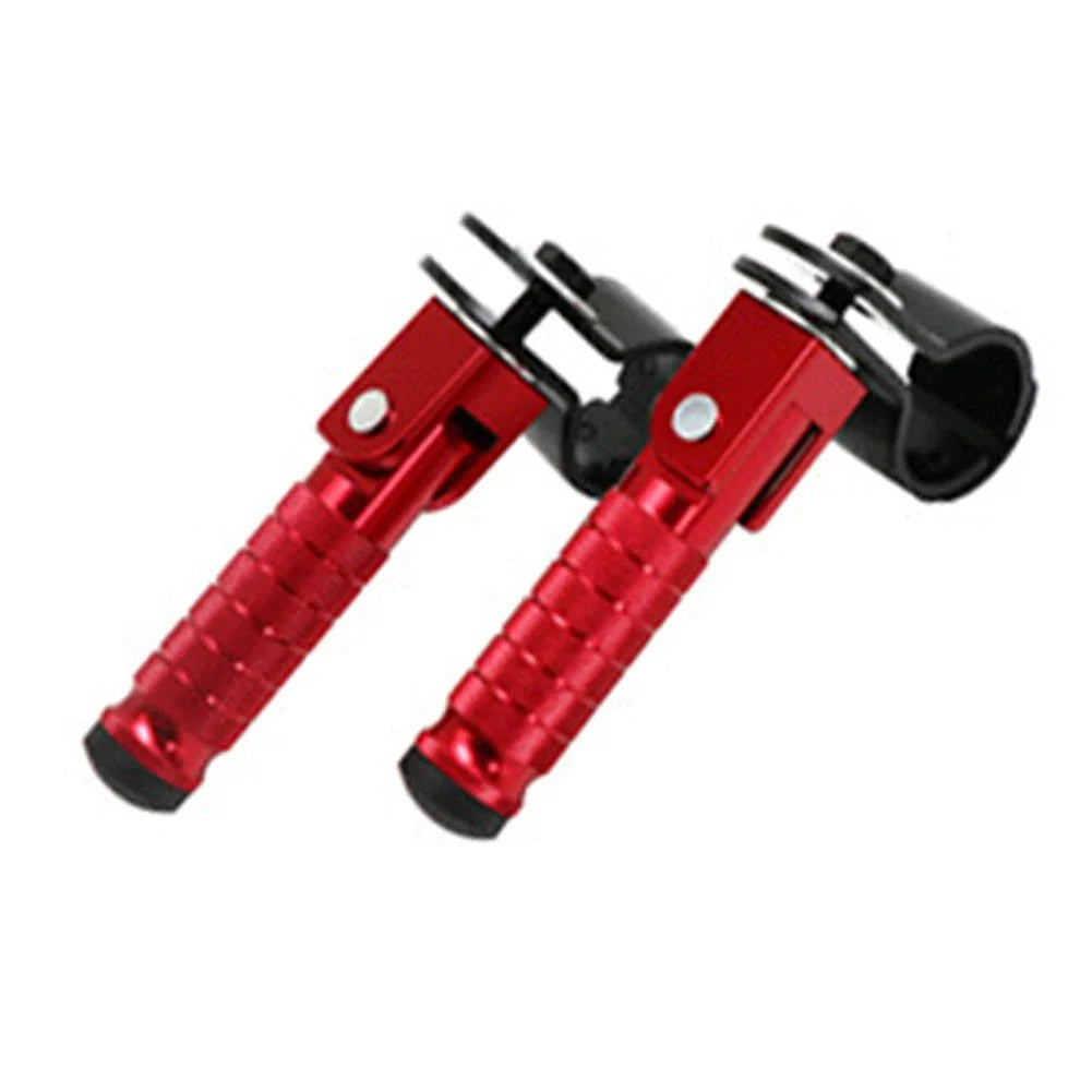 Motorcycle Rearsets Red Footrest Pegs for Universal Models