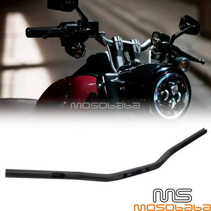 7/8" Black Handlebar Drag Bar for Harley Honda Yamaha Suzuki Kawasaki