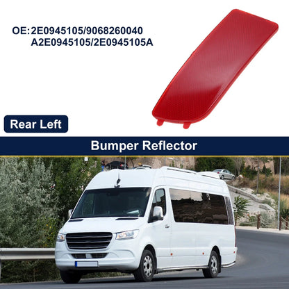 Rear Left Bumper Reflector for Mercedes-Benz Sprinter W906 (2006-2024) Red