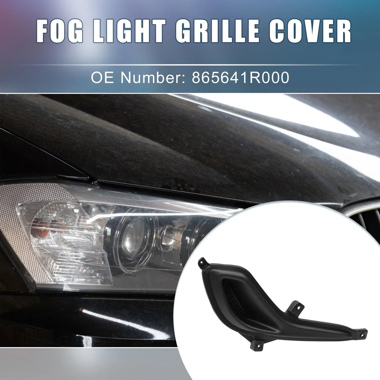 Front Right Fog Light Grille Cover for Hyundai Accent (2012-2017)