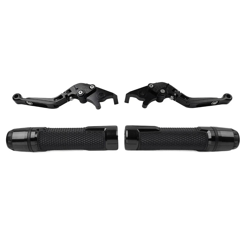 Folding Extendable Brake Clutch Lever Grip Set for Honda CB1100 CB1300 (2013-2023)