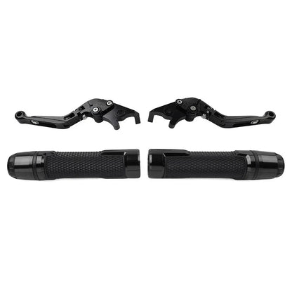 Folding Extendable Brake Clutch Lever Grip Set for Honda CB1100 CB1300 (2013-2023)