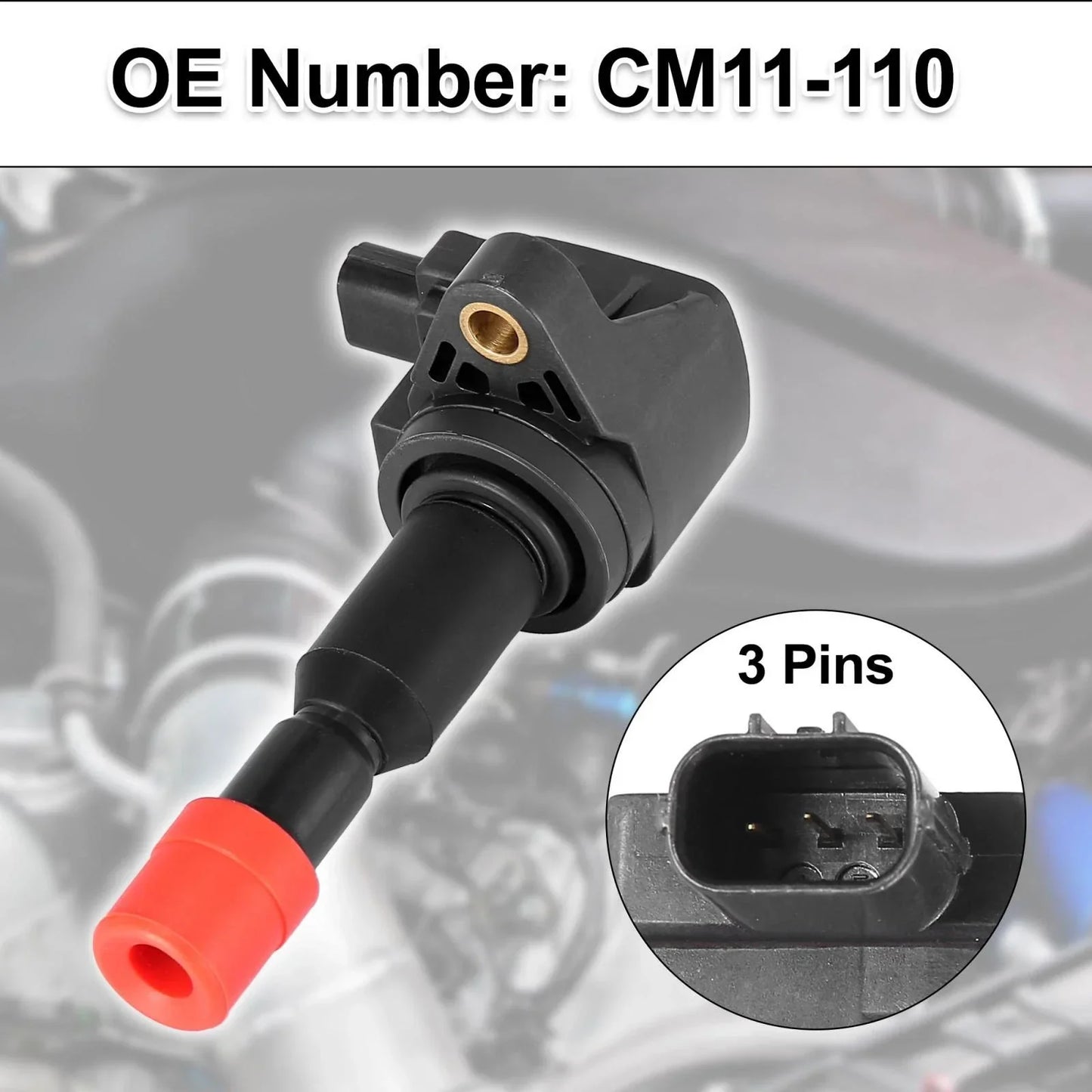4pcs Ignition Coils for Honda Fit (2007-2008)