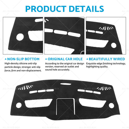 Dashboard Cover for Mercedes Vito Chassis 447 (2014-On) Black Dash Mat