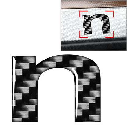 1pc Car Badge Emblem Lowercase Alphabet Letter Decals for Make & Model