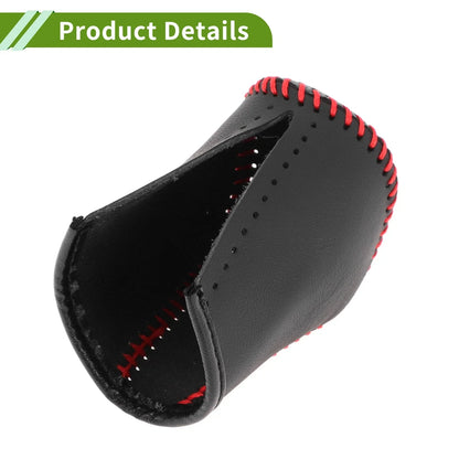 Car Gear Shift Knob Cover for Lexus RX300 2015-2022 Black Carbon Fiber Red