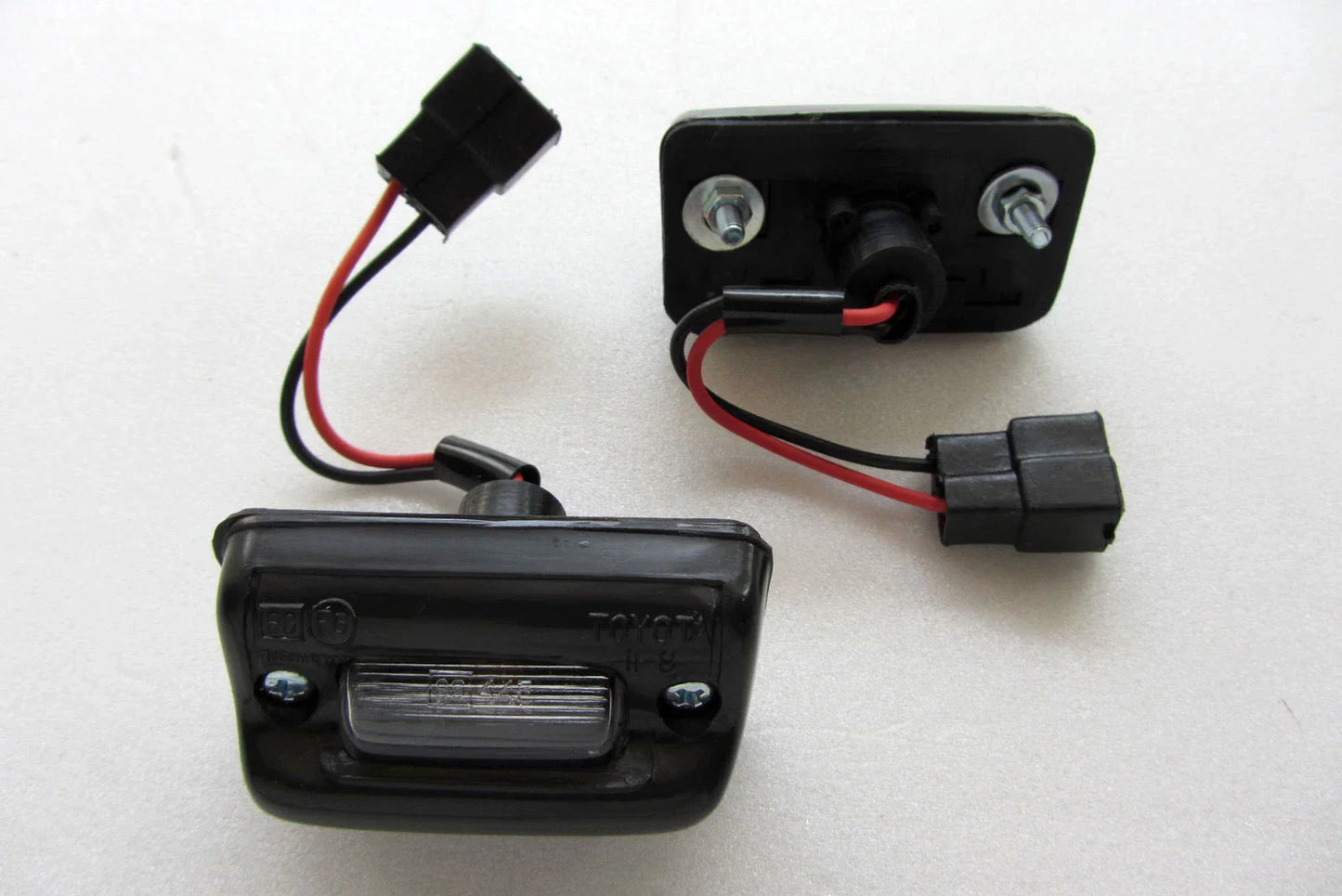 Black License Plate Lights for Toyota Corolla KE70