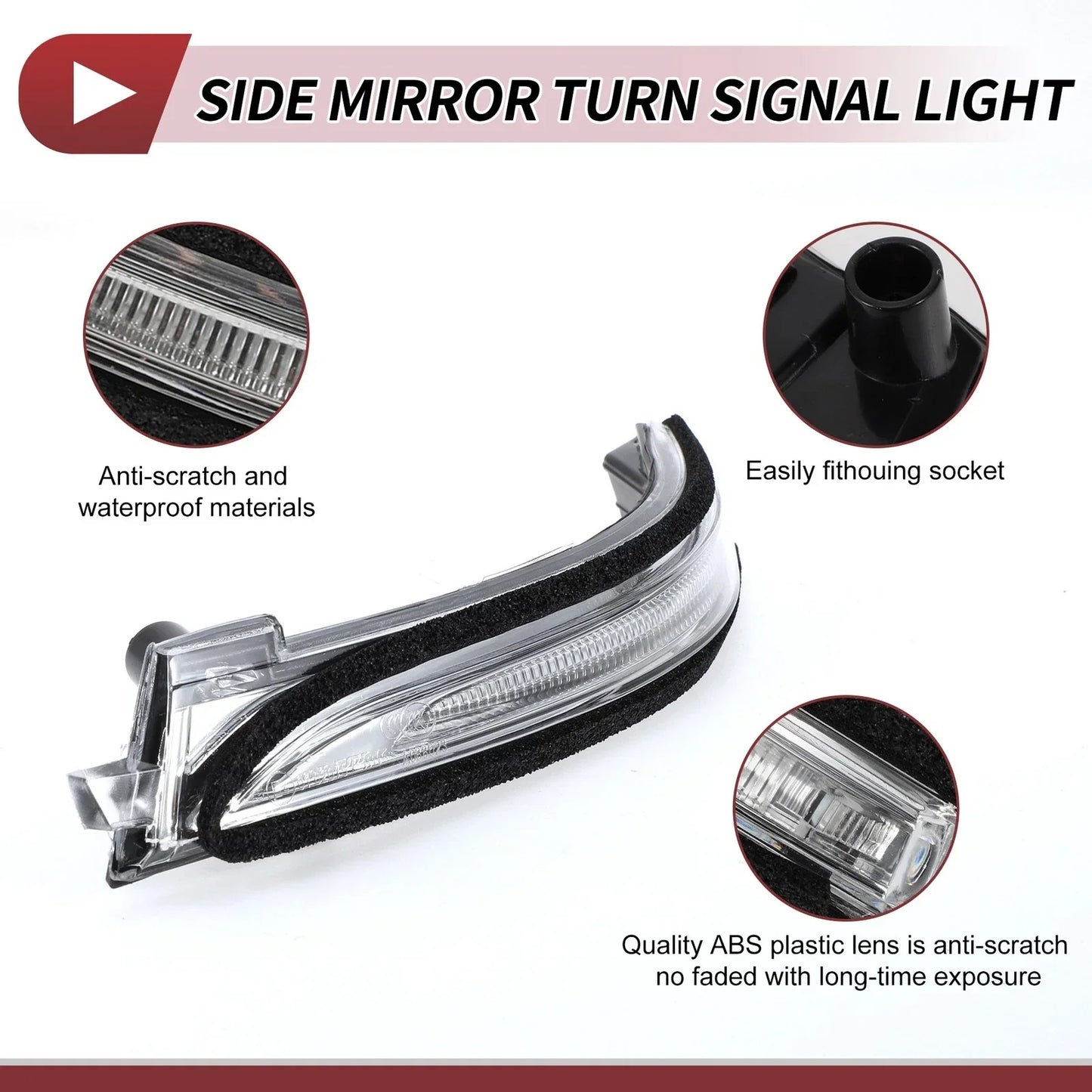 Car Mirror Turn Signal Light for Hyundai Elantra AD (2017-2018) Left LED