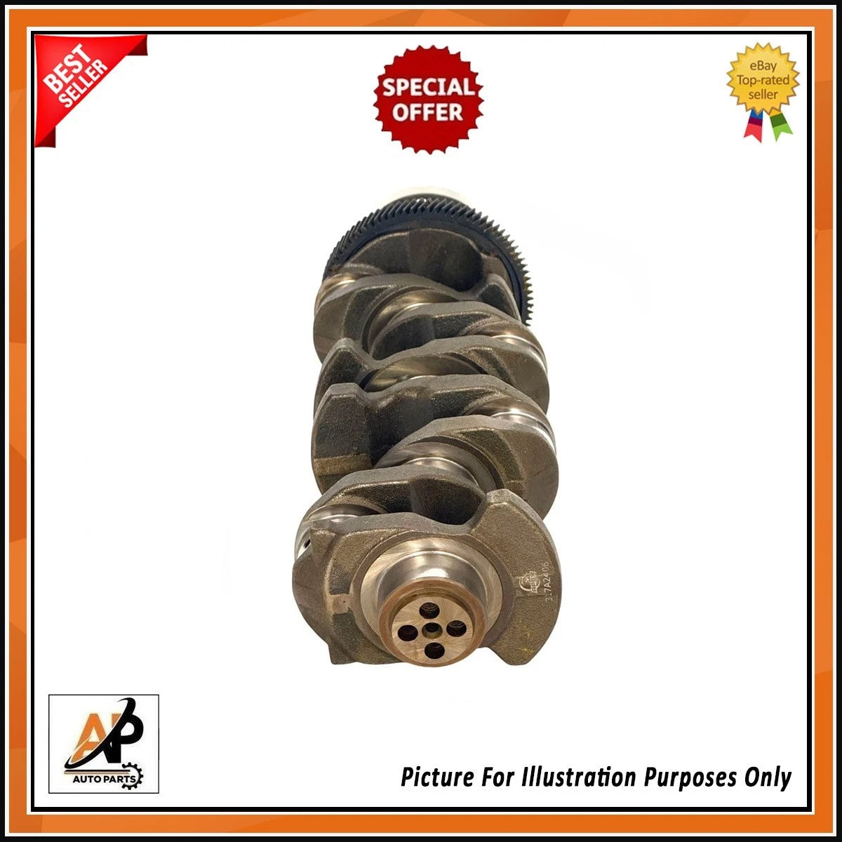 Crankshaft with Gear New Upgrade for BMW 2.0 Diesel N47 (2007–2015)