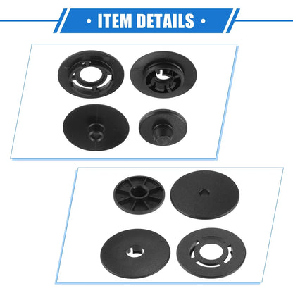 2 x Car Holder Retainers for Volkswagen Audi Plastic Black
