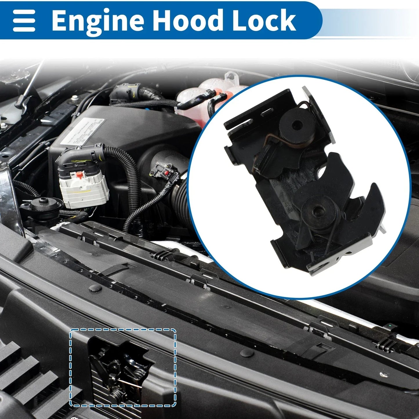 Hood Latch Assembly for Mercedes-Benz C250 (2012-2015) 1 x Pcs