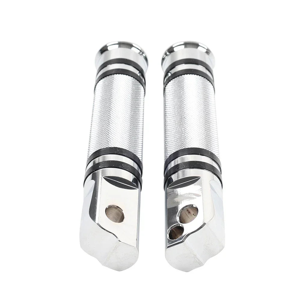 Rear Footboards Pegs for Harley Softail Fat Boy Breakout 2018-2023 Chrome