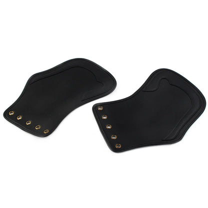 Black Leather Heat Saddle Shield Deflector for Harley Sportster
