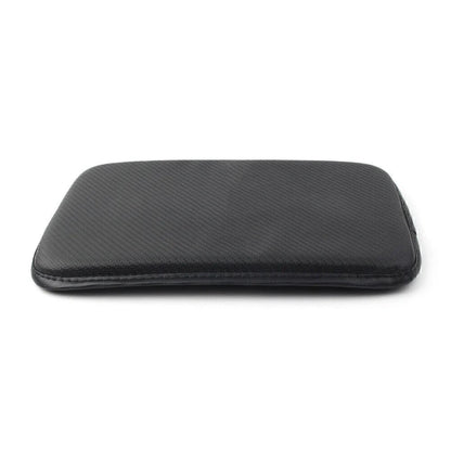 Carbon Fiber Center Console Armrest Cushion Mat Cover for Car