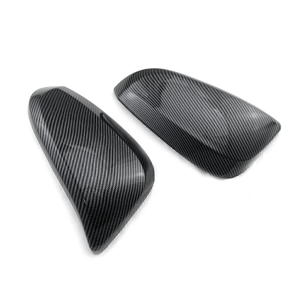 Carbon Fiber Side Door Mirror Cover Trim for Toyota Hilux Revo (2015-2022)