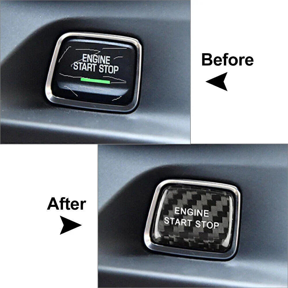 Carbon Engine Start Stop Button Cover for Chevrolet Camaro (2010-2023)