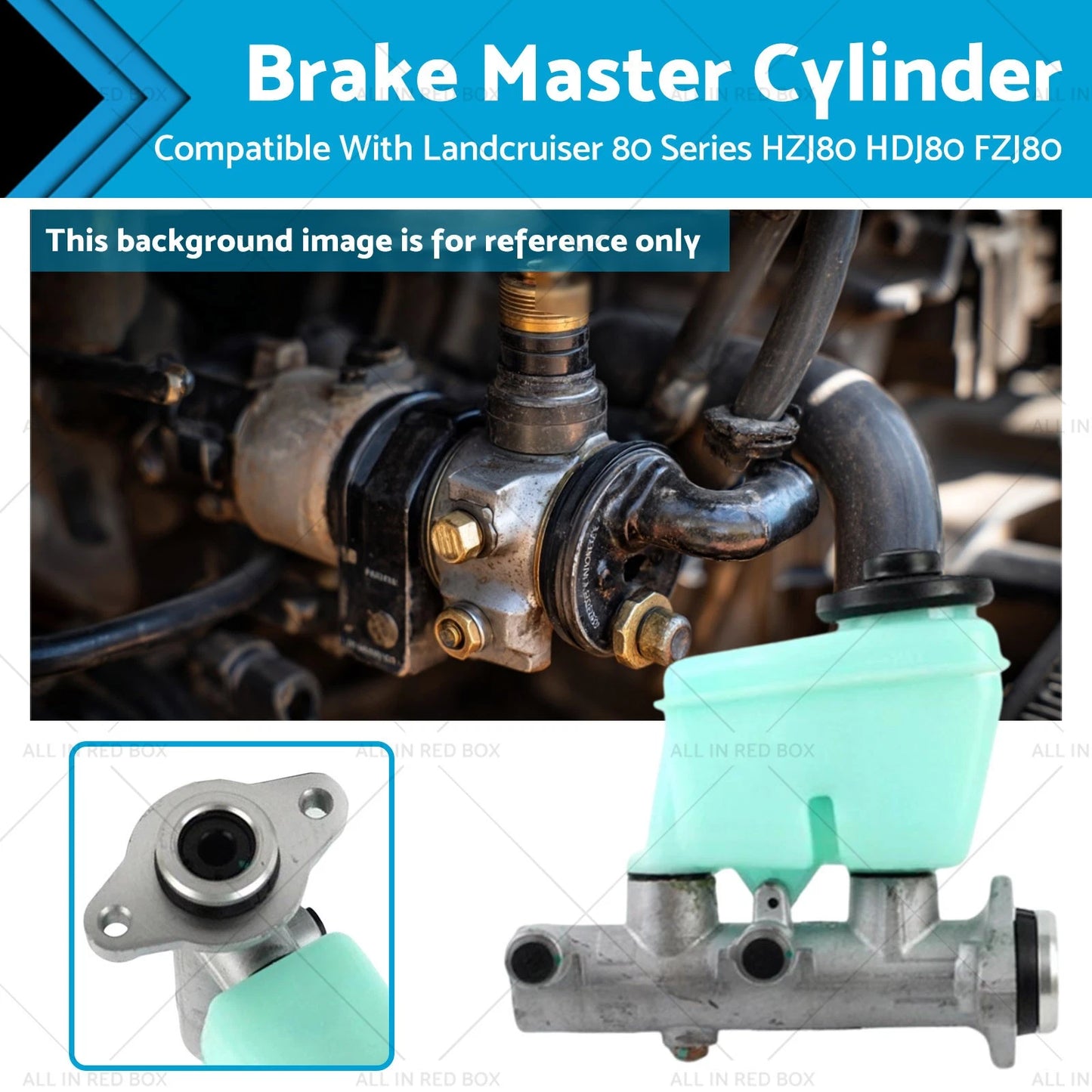 Brake Master Cylinder RHD Non ABS for LandCruiser 80 Series (1990-1997)