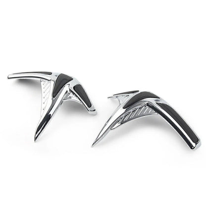 Chrome Fairing Saddlebag Scuff Protectors for Honda Goldwing GL1800 (2001-2011)