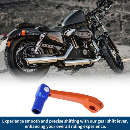 Folding Motorcycle Gear Shifter Lever for Honda CRF150F (2003-2017) Orange Blue