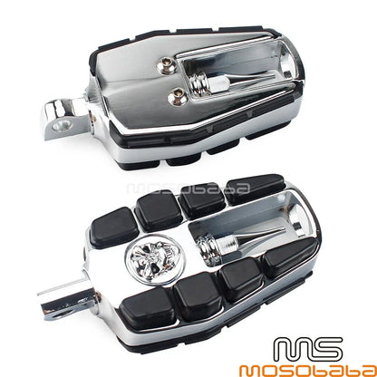 Zombie Skull Foot Pegs for Harley Dyna Touring FLH FLT (2006-2023)