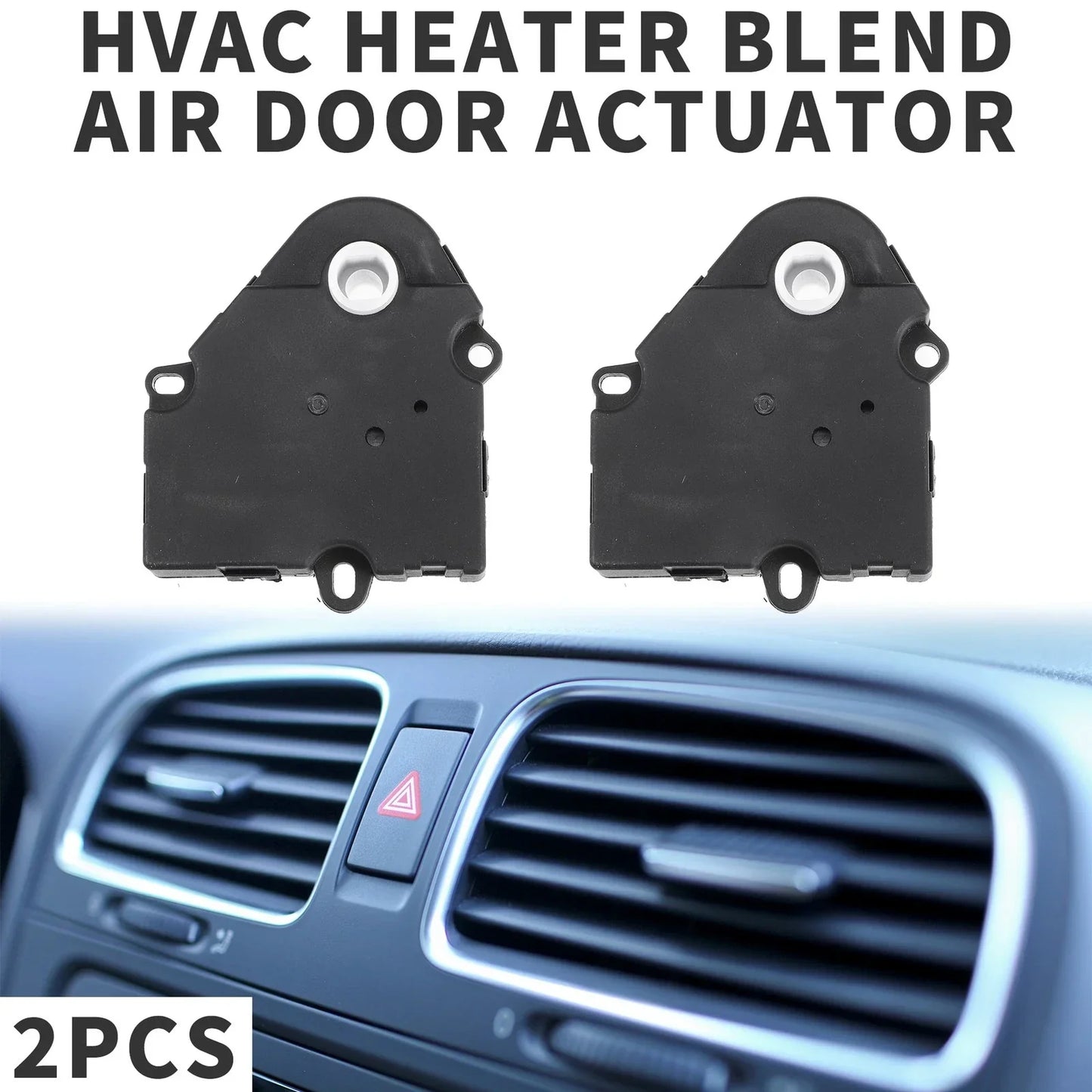 2 x HVAC Heater Blend Door Actuators for Chevrolet Blazer (1992-1994)