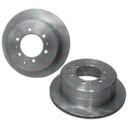2 Rear Disc Brake Rotors for Toyota Landcruiser FZJ80 HDJ80 HZJ80 1992-1998