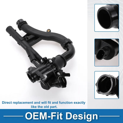Engine Coolant Thermostat Housing for Mercedes-Benz C-Class, E-Class (2001-2023)