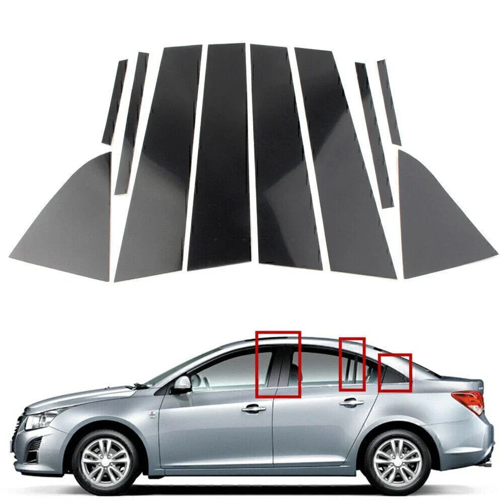 10 x Door Piano Trim Covers for Chevrolet Cruze (2011-2015)