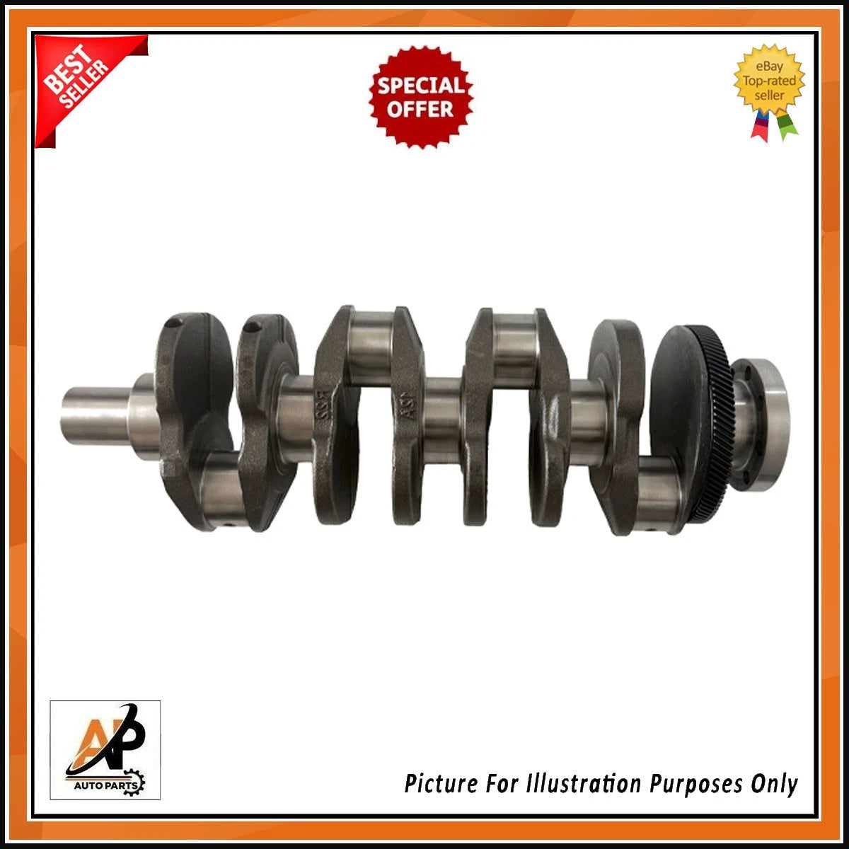 Crankshaft for Kia Carnival Sorento 2.2 Diesel D4HB Brand New Alloy Steel ( 2006–2016)