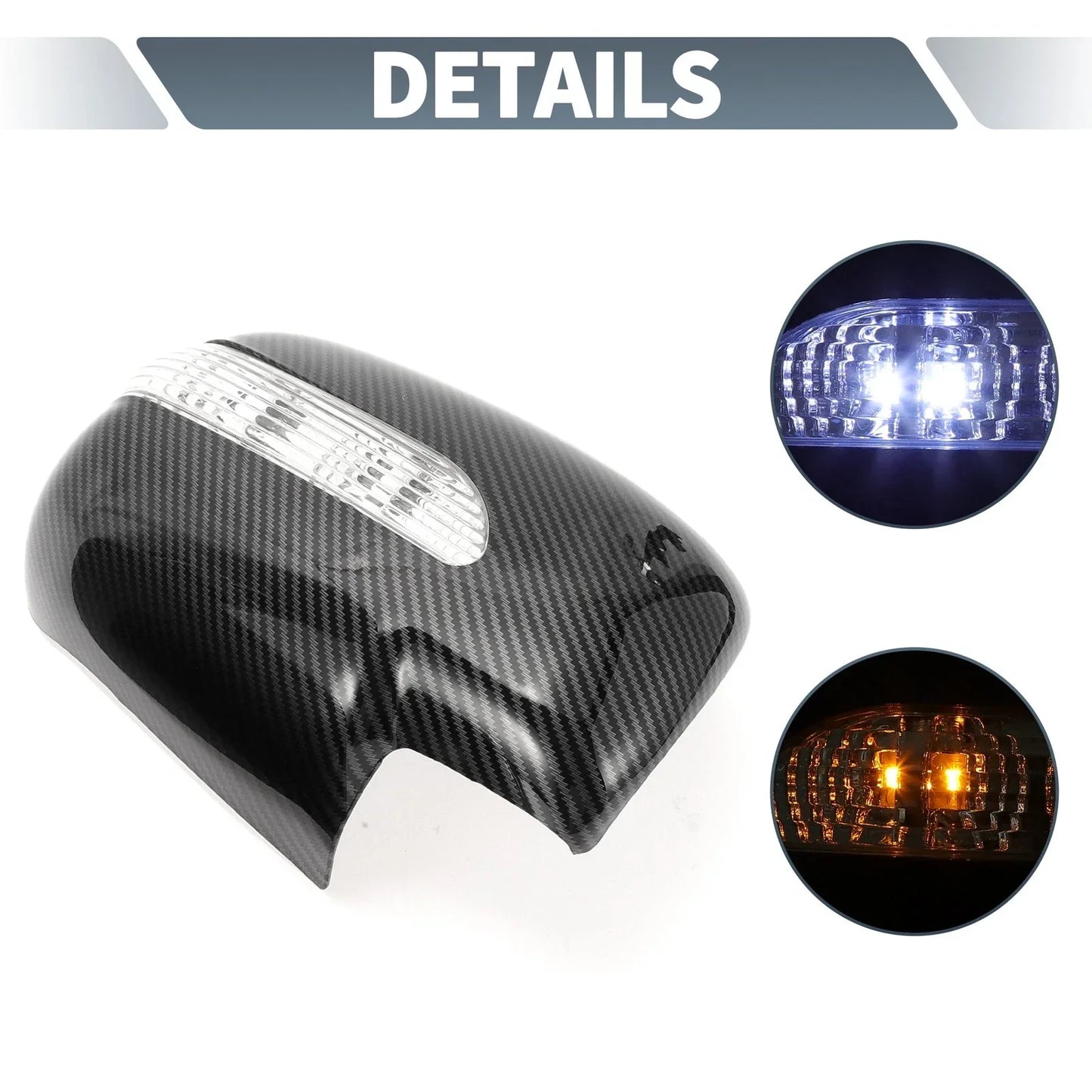 Rearview Mirror Cover Overlay Carbon Fiber for Lexus RX330 (2004-2006)