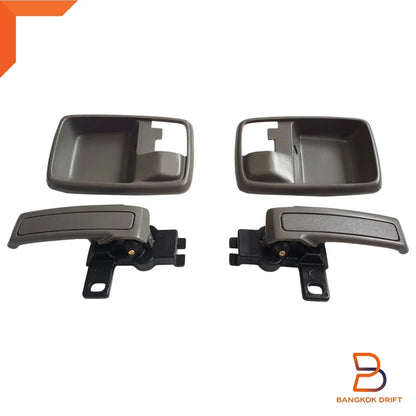 Grey Interior Door Handle LH RH Pair for Holden Rodeo TF 1988-2003