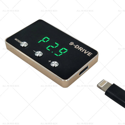 Black EVC Throttle Controller for Jeep Grand Cherokee WK2 (2011-2021)