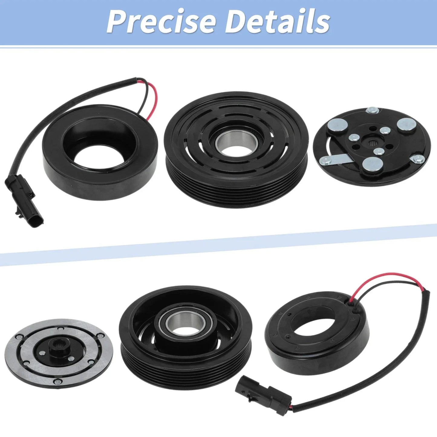 AC Compressor Clutch Kit for Dodge Ram 1500 2500 3500 Dakota (2002-2010)