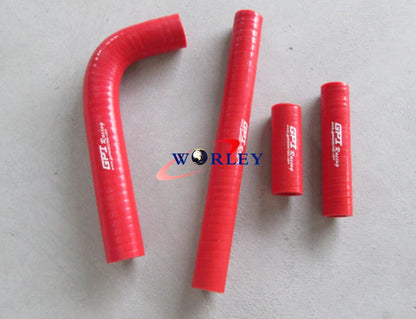 Aluminum Radiator & White Hose for Yamaha YZ400F (1998-2000)
