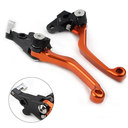 Orange CNC Pivot Brake Clutch Levers for Honda XR250 XR400 (1995-2007)