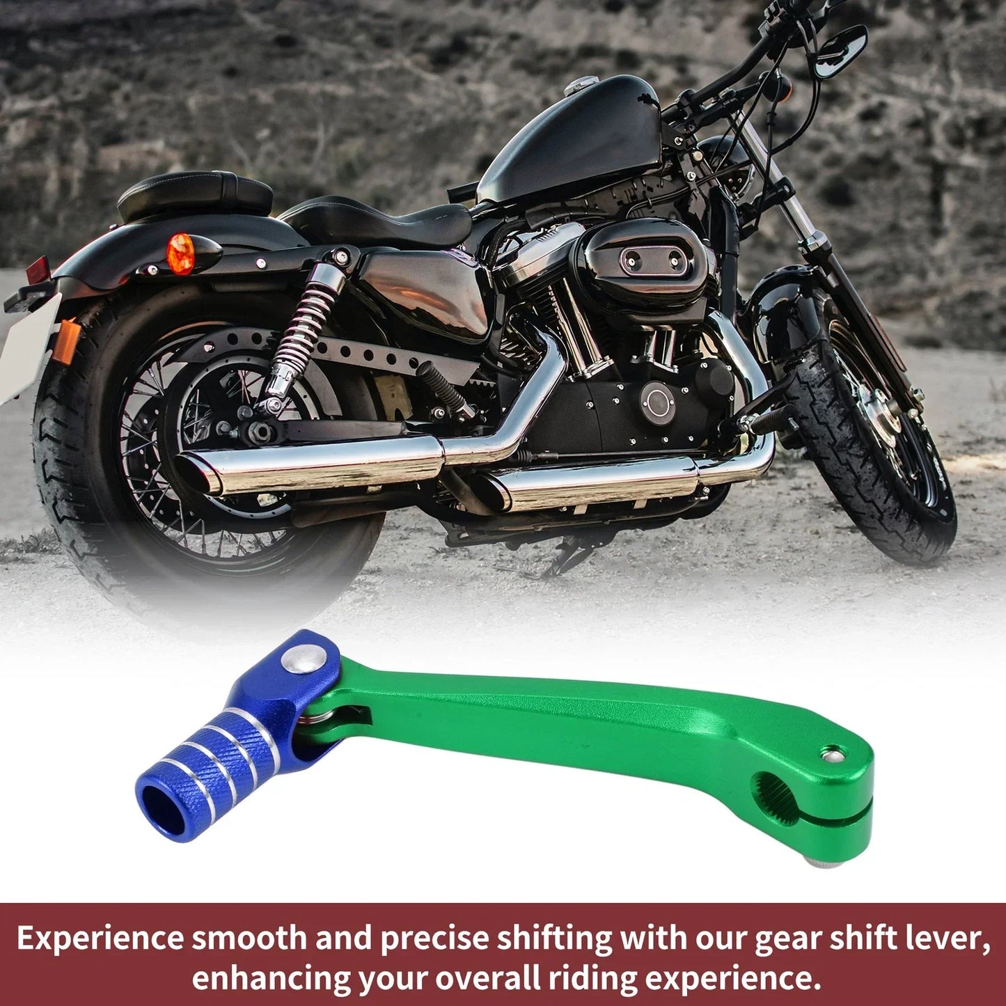 Shifter Lever for Honda CRF150F 2003-2017 - Green Blue Silver Tone