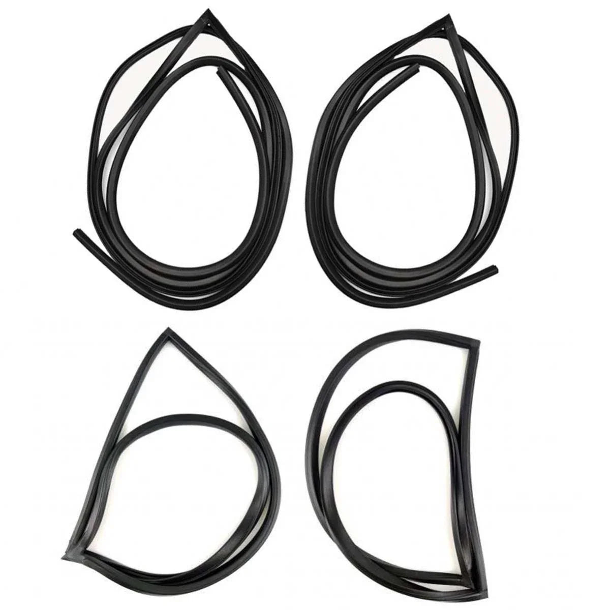 Door Rubber Seal Side Window Set 4 Fits Datsun Bluebird 510 2D Sedan 1967-72